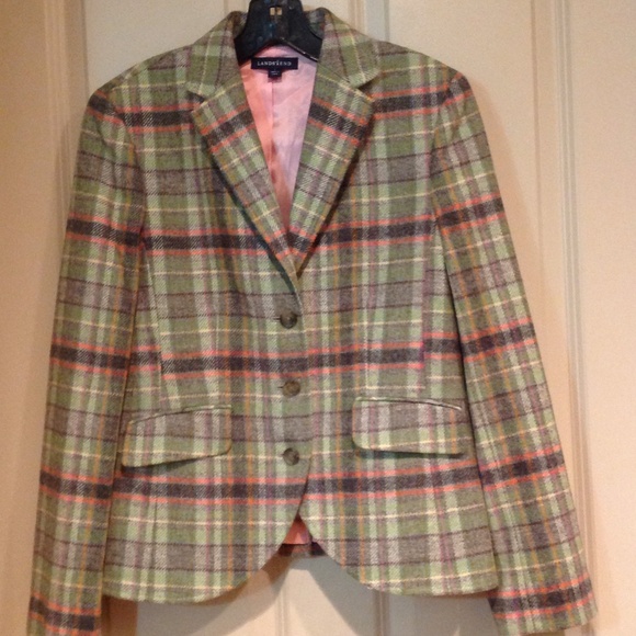 NWOT-LANDS END BLAZER FULLY LINED .SIZE 8 - Picture 1 of 4