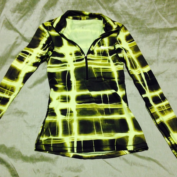 Nike Neon Yellow 3/4 Zip