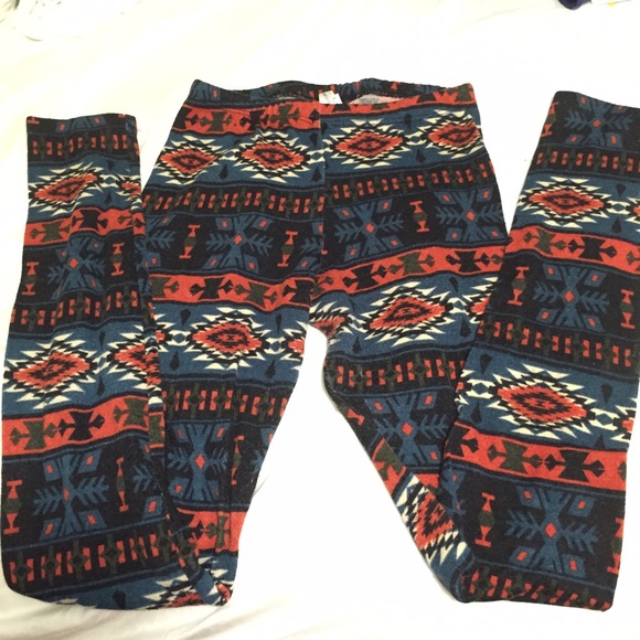Aztec design high waisted leggings