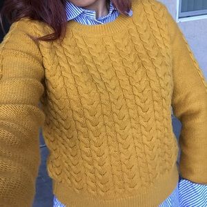 Banana Republic Mustard Sweater
