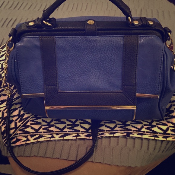 Olivia and Joy bowler purse with shoulder strap - Picture 1 of 3