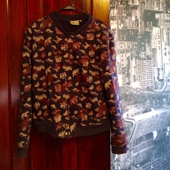 ❌not for sale❌ Animal Print Cotton Bomber 🐯 - Picture 1 of 3