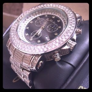 JOE RODEO 12CT DIAMOND WATCH. 50mm Authentic