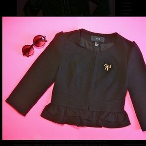 Tiered Ruffle Trim Jacket