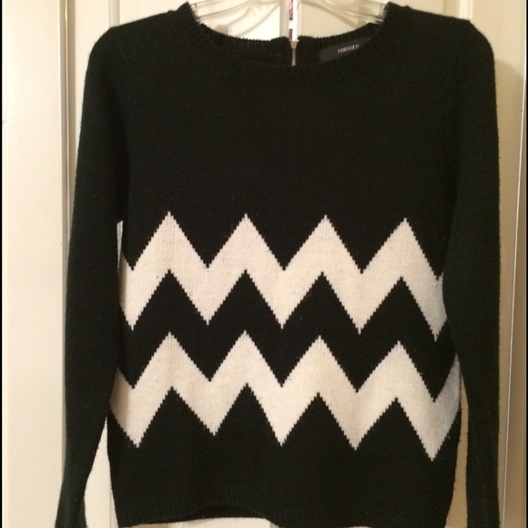 Forever 21 Chevron Sweater