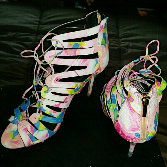 Cute floral shoes