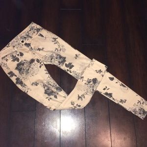 Floral Skinny Jeans