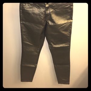 Mossimo Denim - black with gold liquid rinse