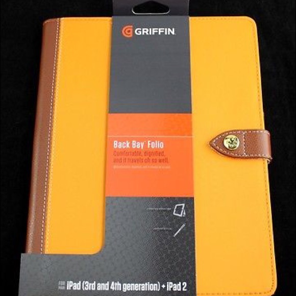 iPad orange/brown case