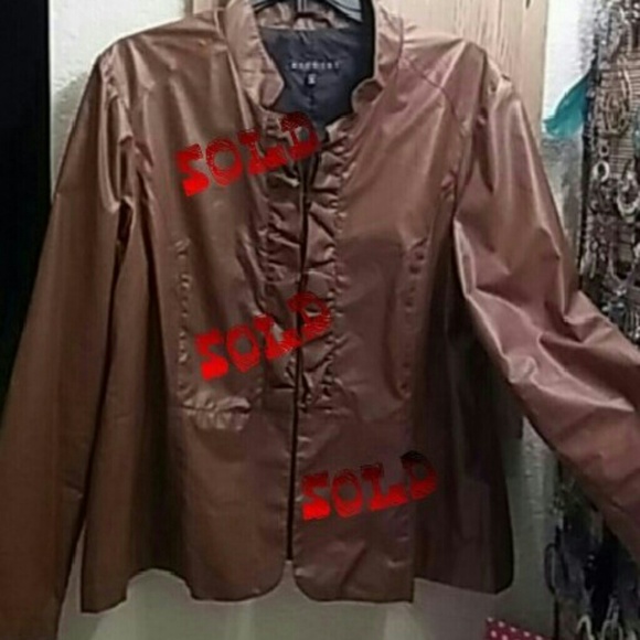 💢SOLD💢Faux leather jacket