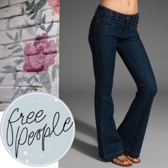 Free People 5 Pocket Flare Jeans