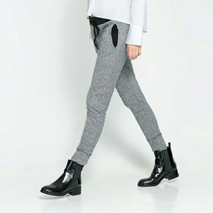 Zara - Tweed Joggers