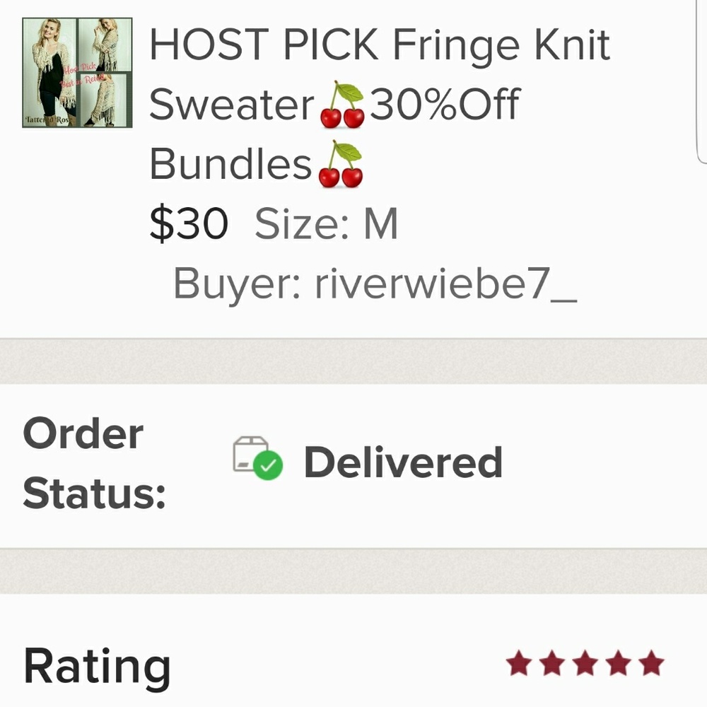 ๐ด๐HOST PICK๐๐ดFringe Sweater - Picture 4 of 4