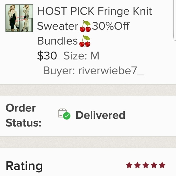 🌴💕HOST PICK💕🌴Fringe Sweater - Picture 4 of 4