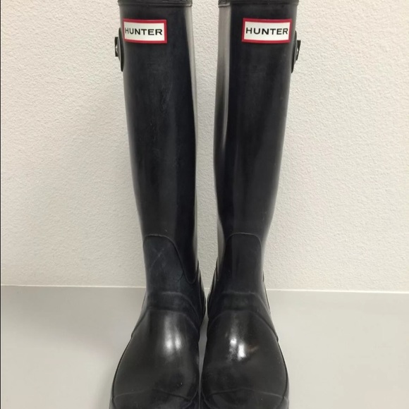Hunter Shoes - Hunter Rain Boots Size 6 Black