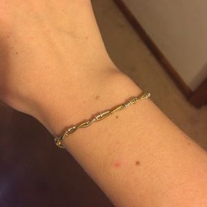 Silver and Gold Bracelet