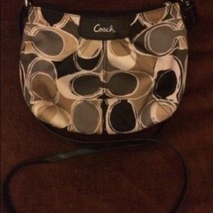 Coach, crossbody purse.