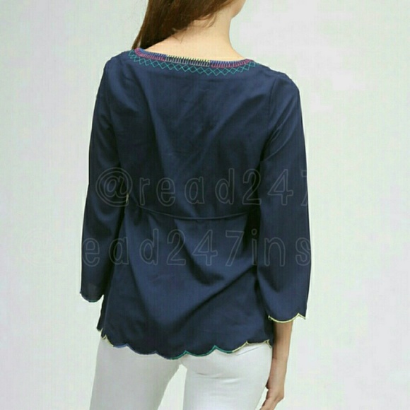 💙☆HP☆ Colored Edge Top - Picture 2 of 4