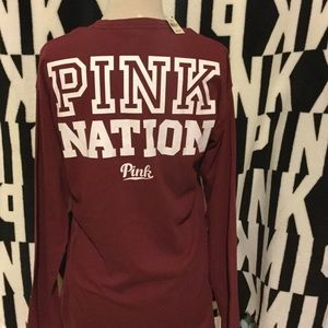 Victoria Secret Varsity crew neck