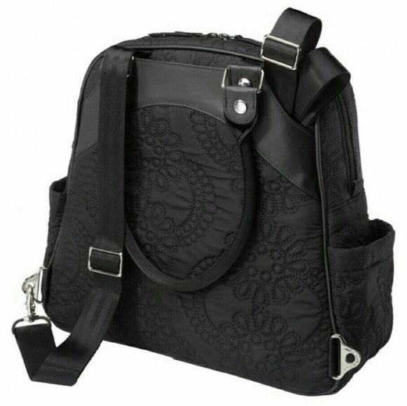 Petunia pickle embossed satchel bag