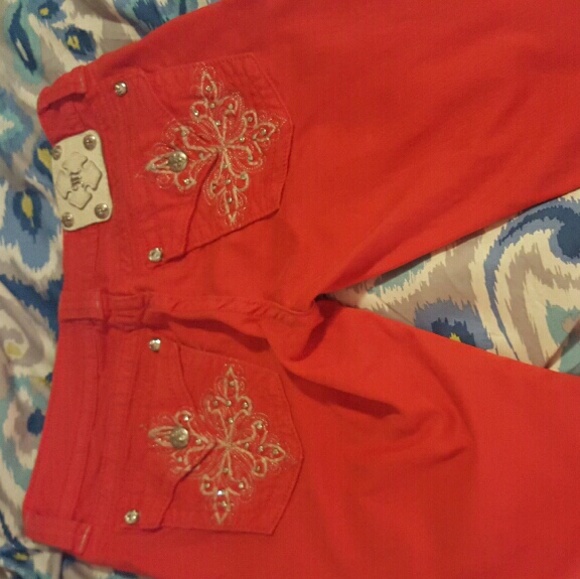 Red jeans Miss Me