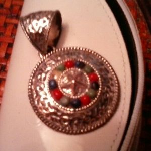 Montana silver pendant