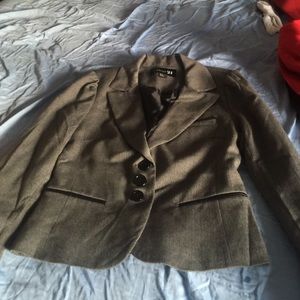 Gray/Black Blazer