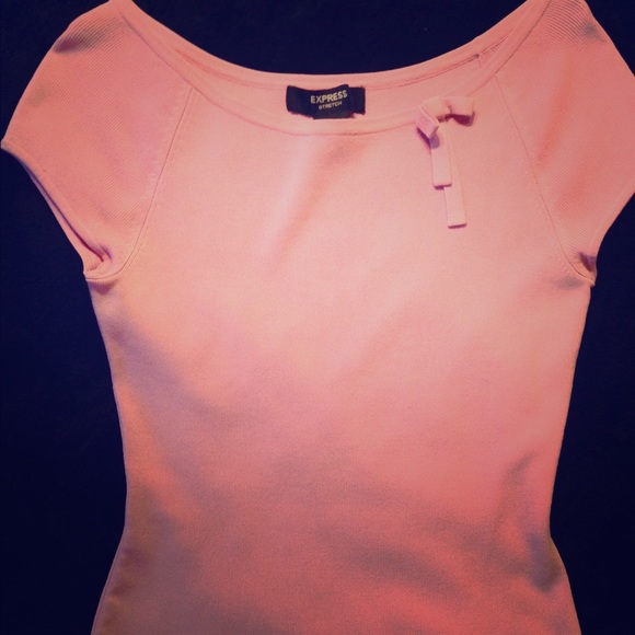 Sweetheart Pink stretch top by Express