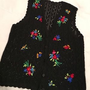 Embroidered vest Embroidered vest