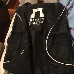 Ramapo college drawstring bag
