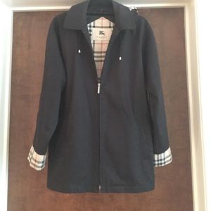 Burberry London black rain coat!!!