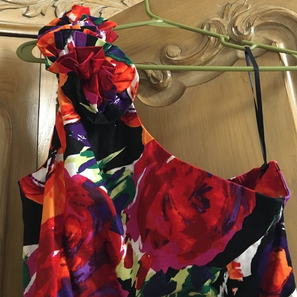 Beautiful multicolor floral dress - Picture 2 of 3