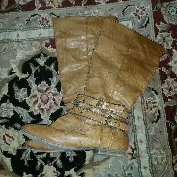 Forever 21 Fleece Lined Knee High Boots