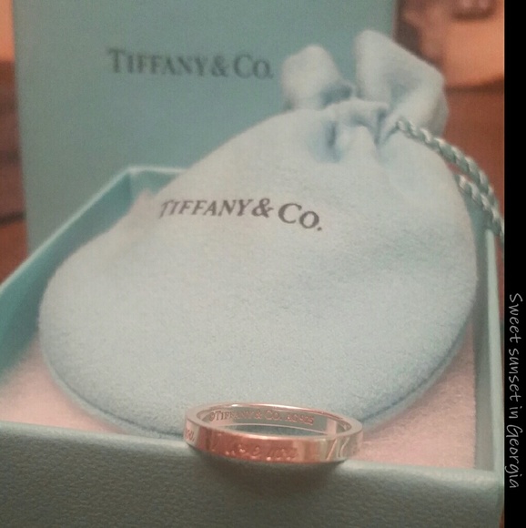 Tiffany & Co i love you ring sz 7.5