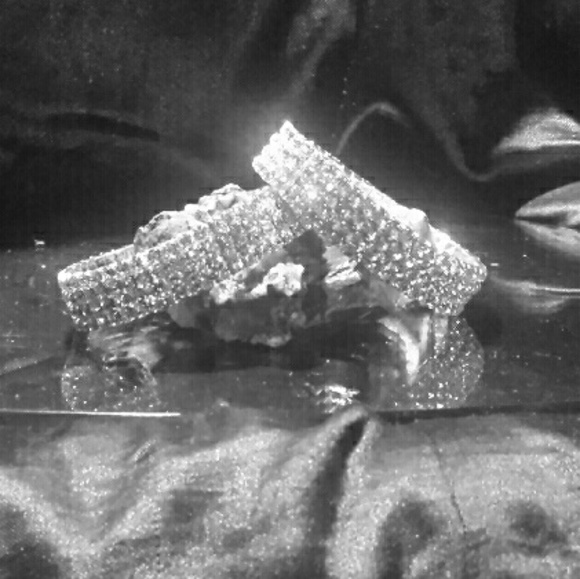 Crystal  and silver bracelets