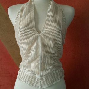 Theirry mugler couture halter top