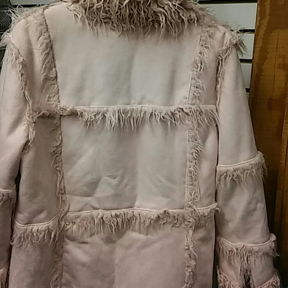 (SOLD) Bebe Shearling Funky & Chic Jacket - Picture 3 of 4