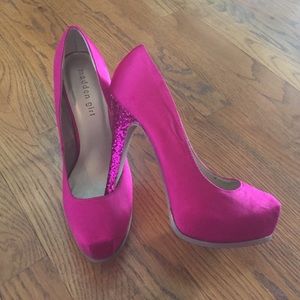 Hot pink sequin Madden Girl pumps