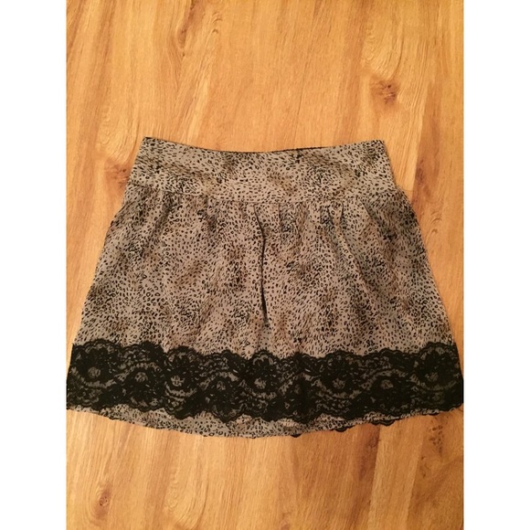 Fun Leopard/Lace Skirt!