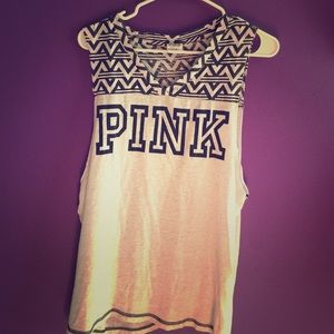 Pink geo tank top