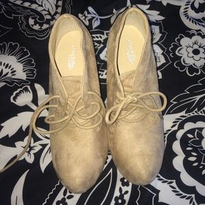 Charlotte Russe suede wedges