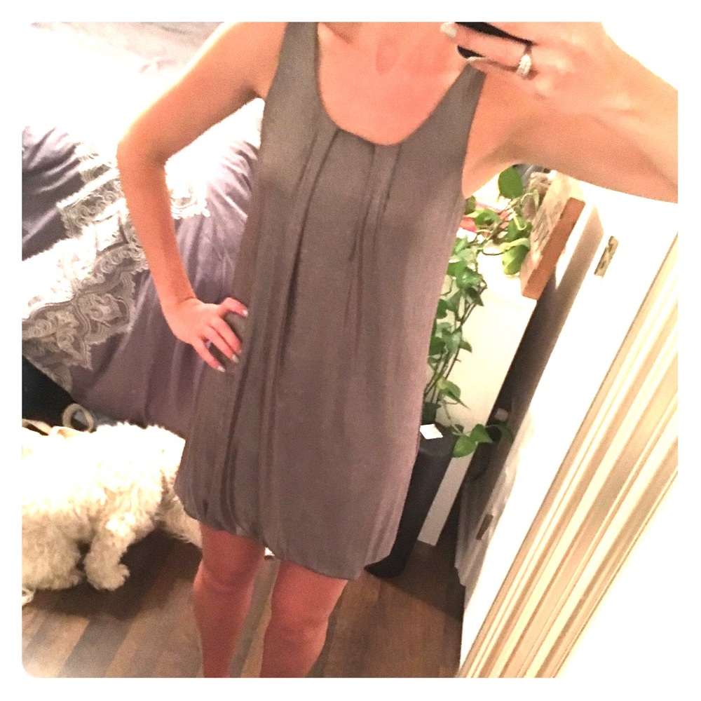 Silver party dress