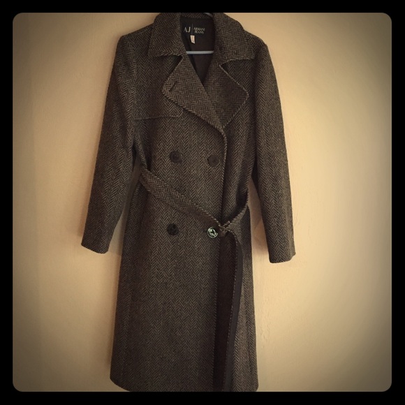 Armani Jeans Wool Coat OBO