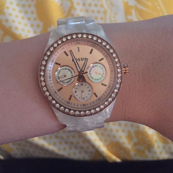CERAMIC FOSSIL WATCH