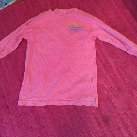 Ron Jon surf shop long sleeve pink shirt