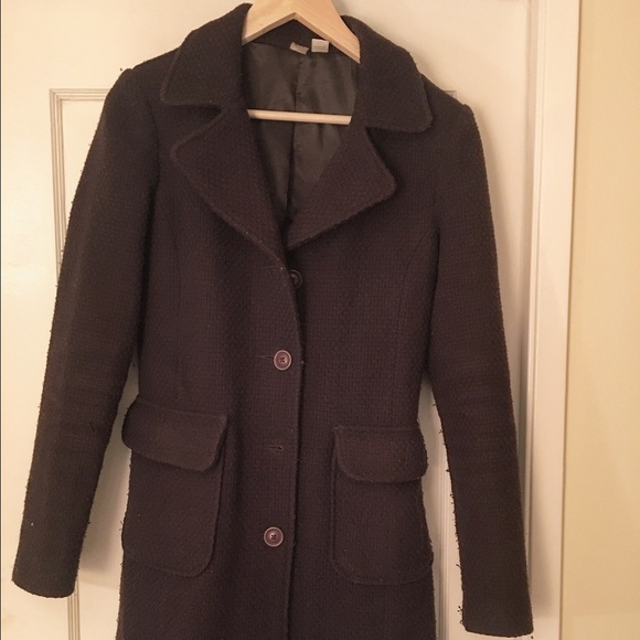Black/Brown Peacoat