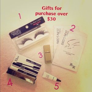 Gifts for every purchase over $30!