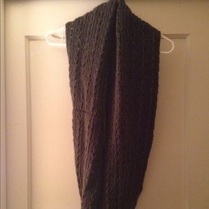 Gray infinity scarf