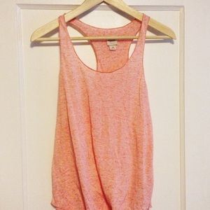 Coral tank top.