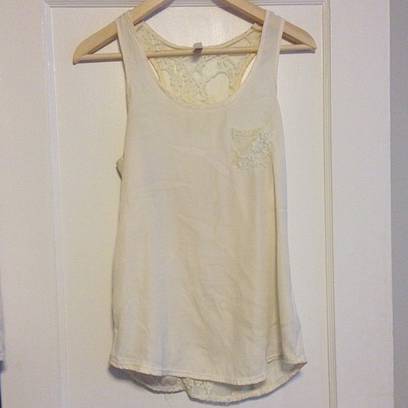 White Lace Tank Top